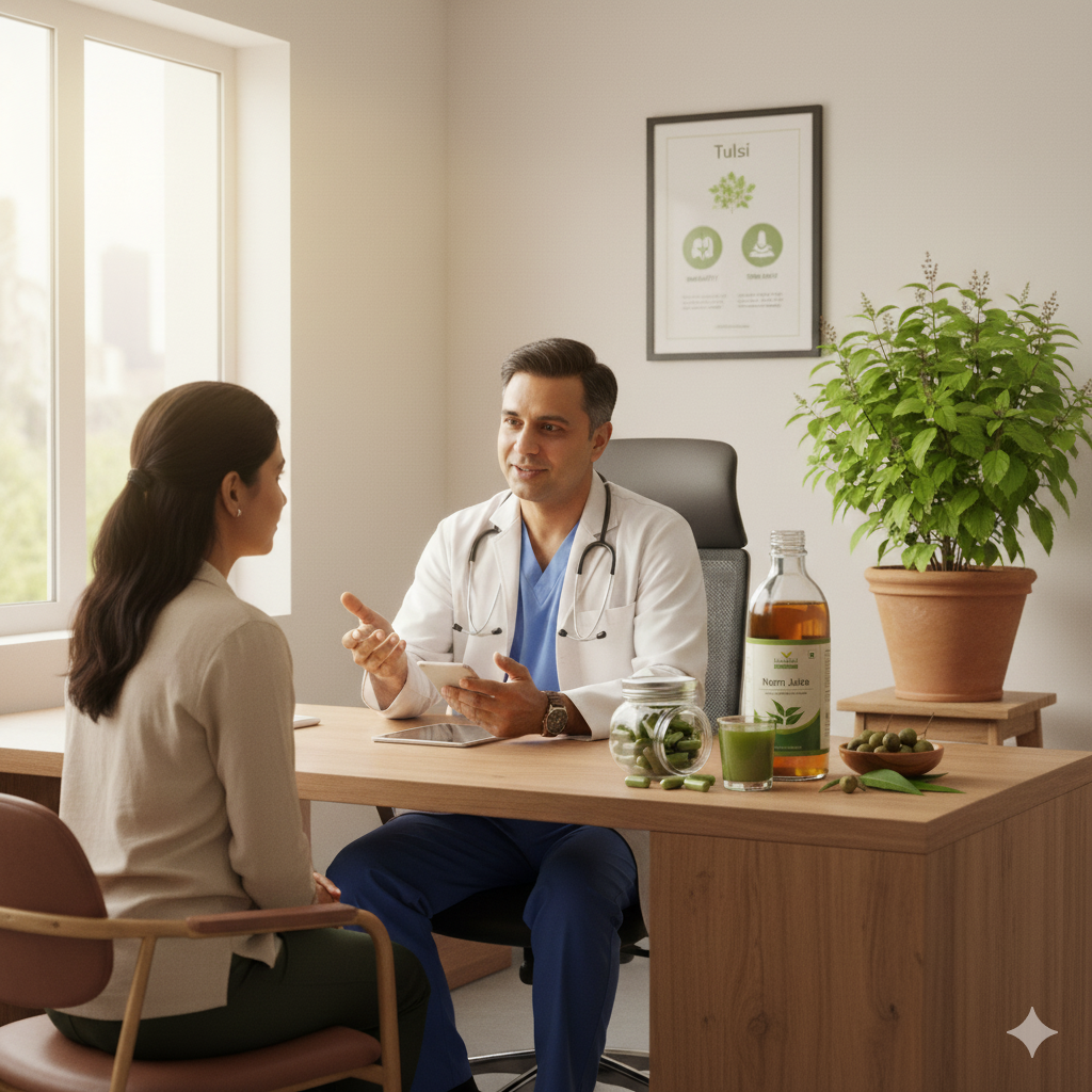 Doctor consultation Neem-based medicines